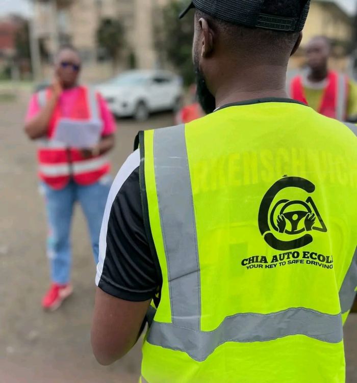 Every student is in hi-vis before they go near a live road.
